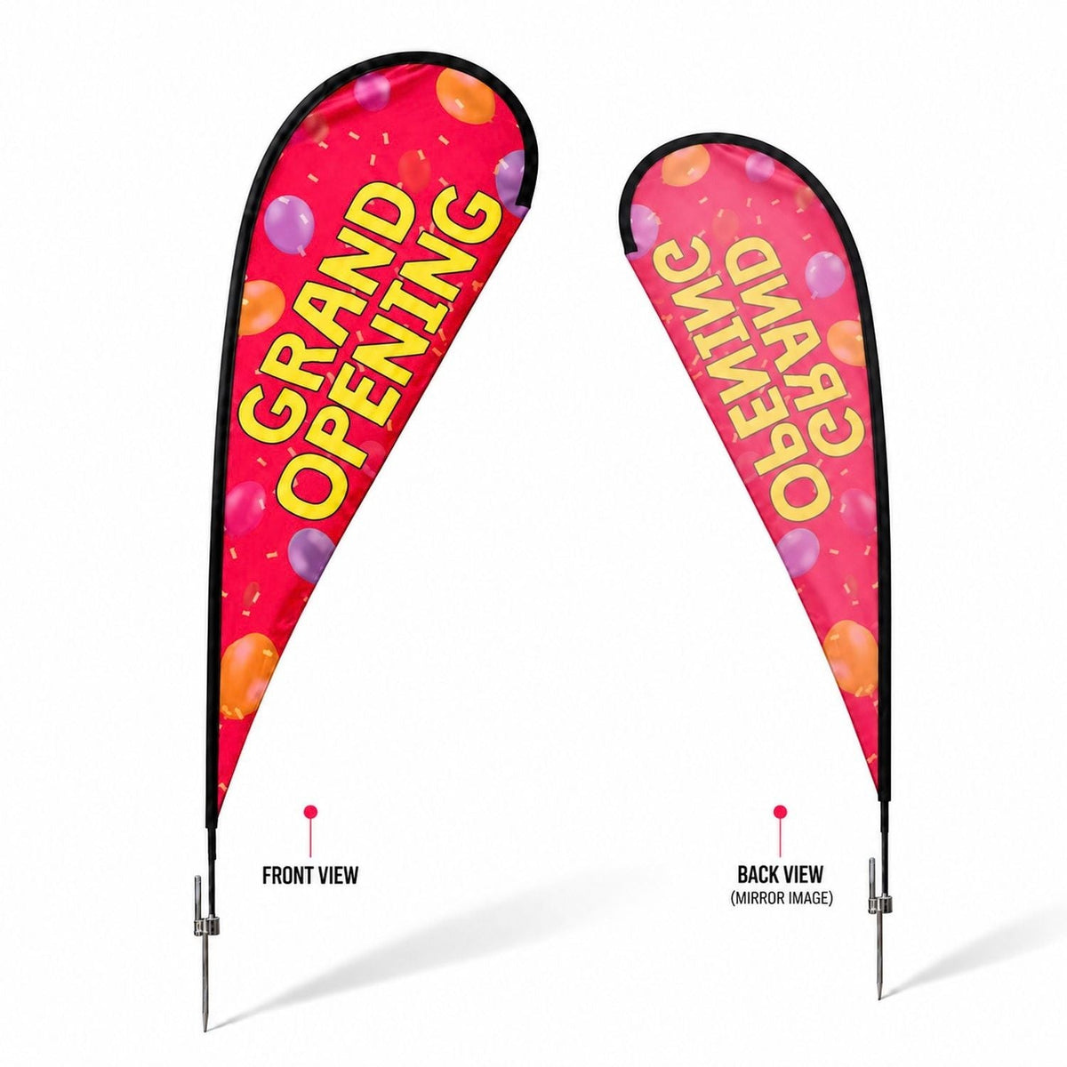 Custom Teardrop Flags