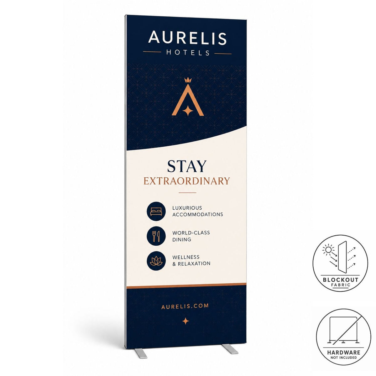 Custom SEG Fabric Displays