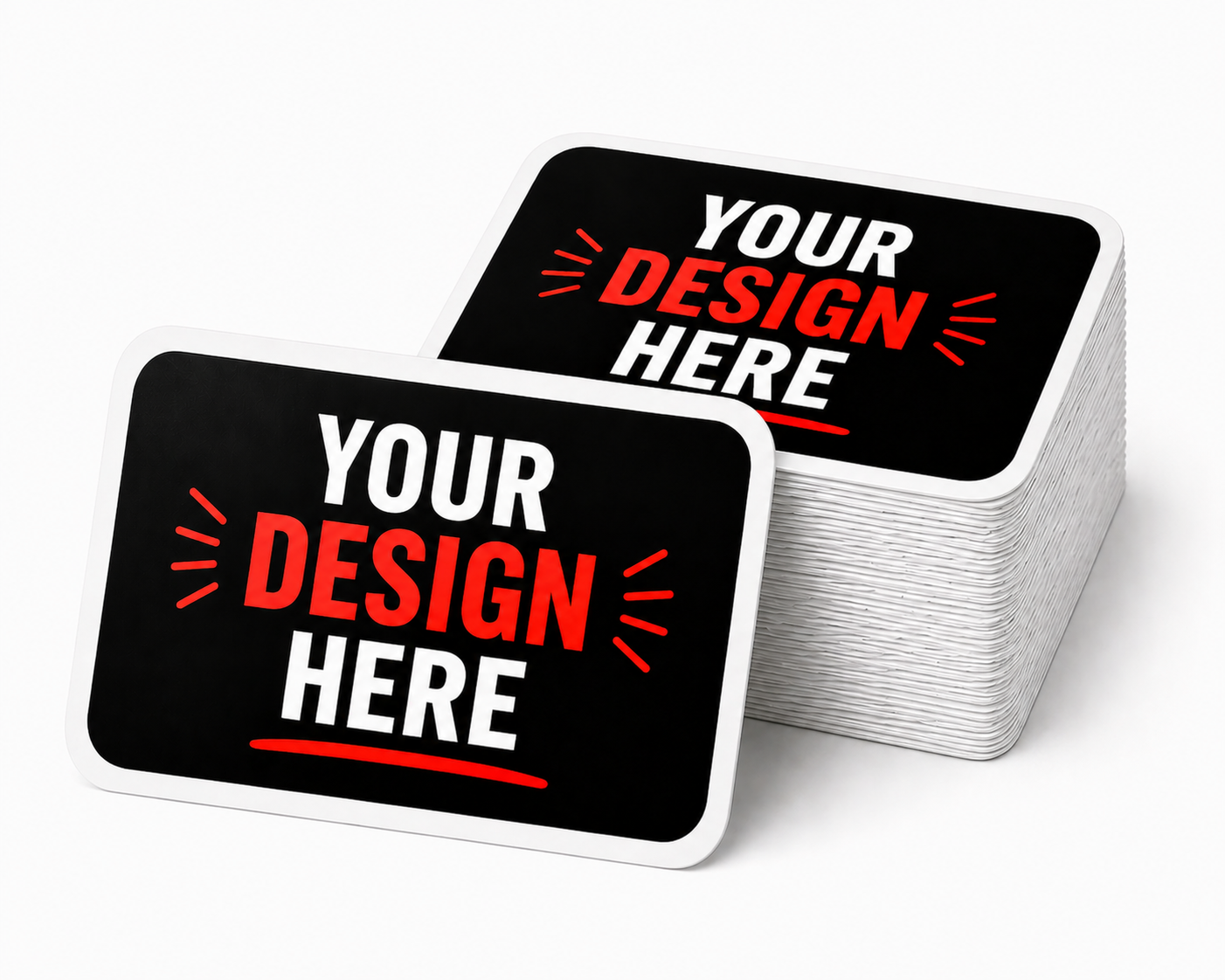 Rounded Rectangle Stickers