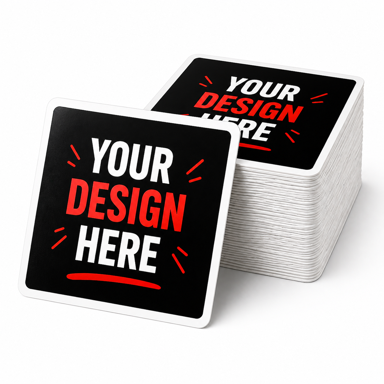 Rounded Square Stickers