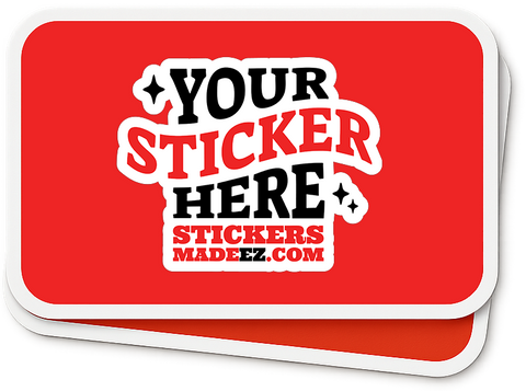 Rounded Rectangle Stickers