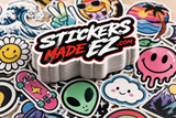 2.5” × 2.5” Custom Die-Cut Sticker Pack
