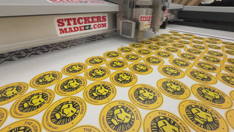 250 Custom Die-Cut Stickers + Free Shipping