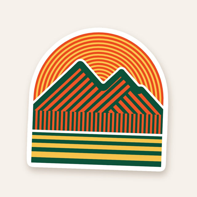 Retro sunset
