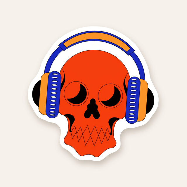 Headphone skull